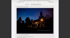 Desktop Screenshot of blog.johnthephotographer.com