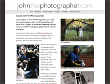 Tablet Screenshot of john-decker.johnthephotographer.com